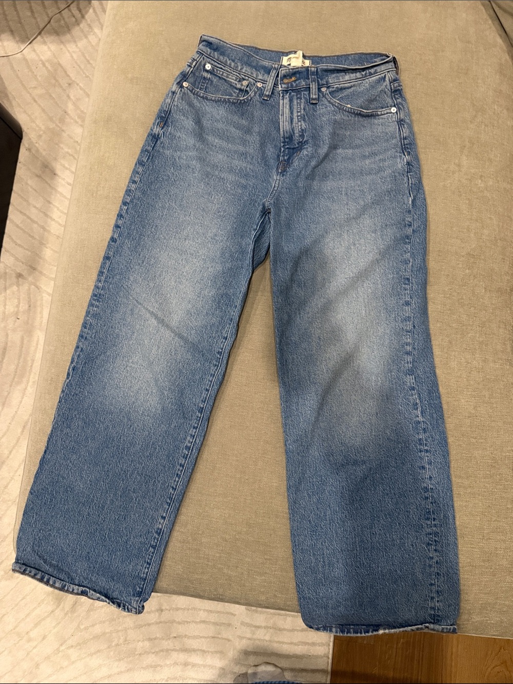 Classic women's Blue Wide-Leg Jeans